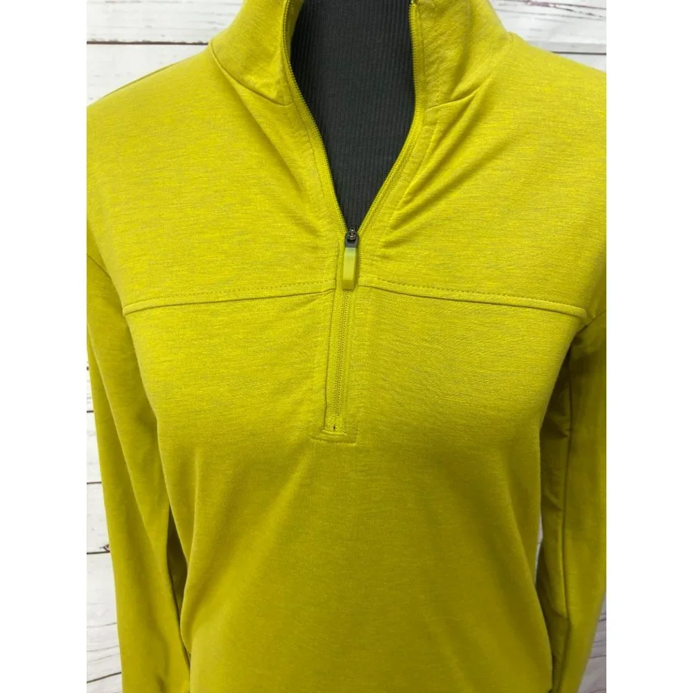 Adidas Men’s Aeroready Pulse Olive Training Quarter Zip Size XS Pullover Sweatsh